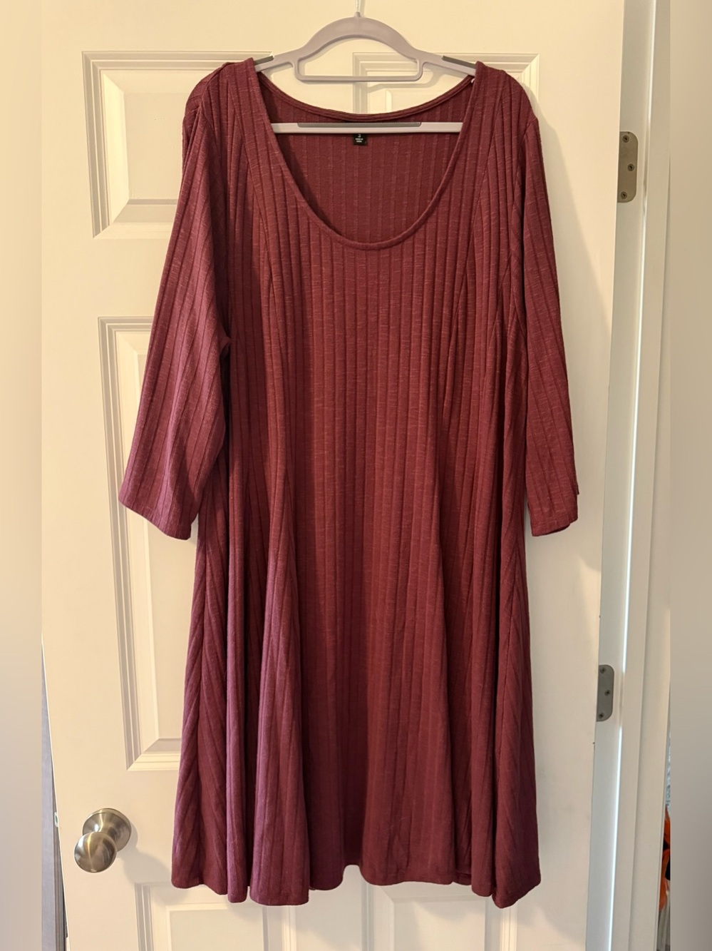 Torrid Women's Ribbed Scoop Neck Dress
